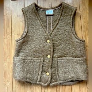 Electric Feathers handmade mohair vest.